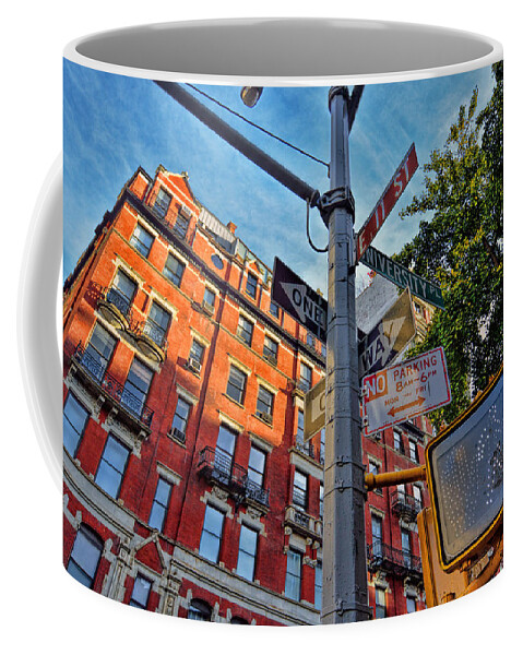 'greenwich Village Coffee Mug featuring the photograph Greenwich Village Corner by Jeffrey Friedkin