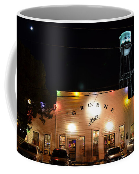 Timed Exposure Coffee Mug featuring the photograph Gruene Hall by David Morefield