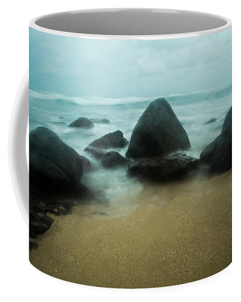 Ocean Coffee Mug featuring the photograph Guardians in Color by Parker Cunningham