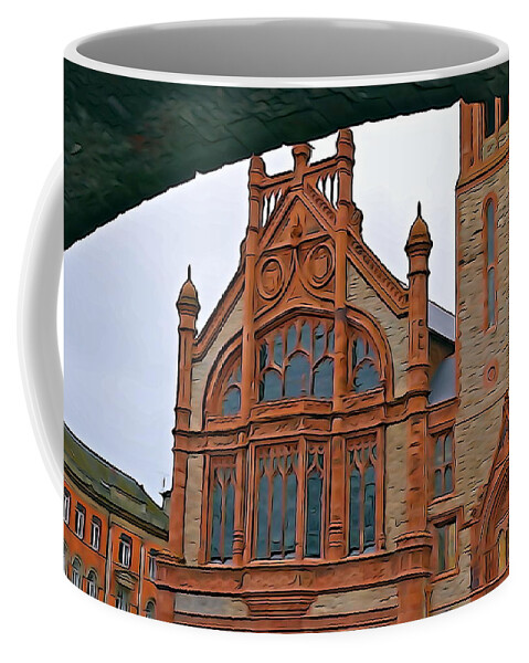 Guild Hall Coffee Mug featuring the photograph Guildhall in Londonderry Northern Ireland by Norma Brock