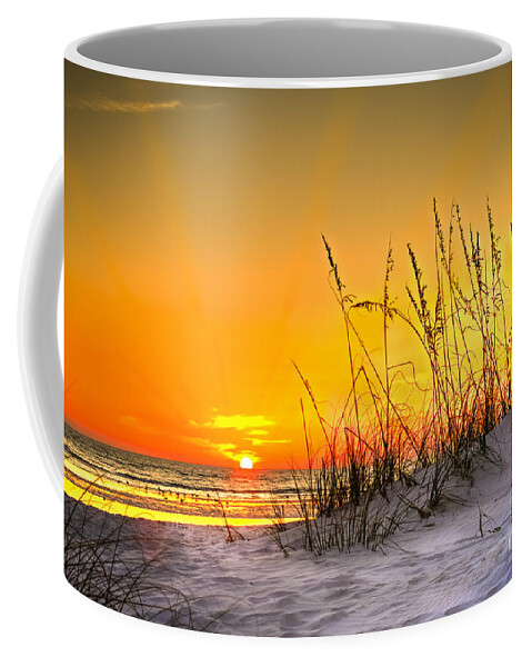 Gulf Of Mexico Coffee Mug featuring the photograph Gulf Sunset by Marvin Spates