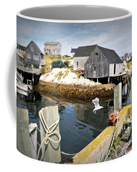 Seascape Coffee Mug featuring the photograph Gully by Diana Angstadt