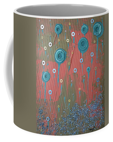 Modern Coffee Mug featuring the painting Gully Washer by Donna Blackhall