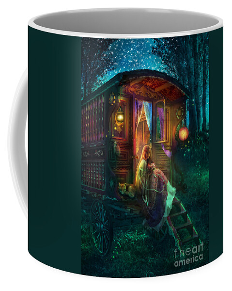 Gypsy Coffee Mug featuring the photograph Gypsy Firefly by MGL Meiklejohn Graphics Licensing