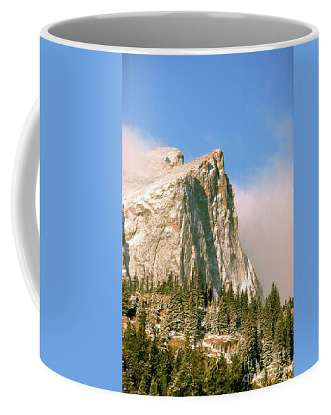 Estes Park Coffee Mug featuring the photograph Hallet Peak Sunrise by Teri Atkins Brown