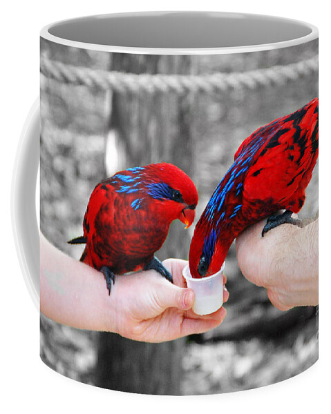 Red Coffee Mug featuring the photograph Handle With Care by Aimee L Maher ALM GALLERY