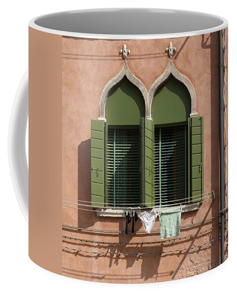 Laundery Coffee Mug featuring the digital art Hanging out to dry by Ron Harpham