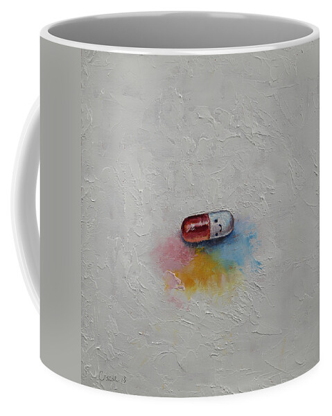 Fun Coffee Mug featuring the painting Happiness by Michael Creese