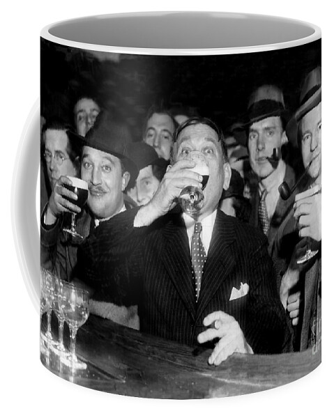 Stamp Out Prohibition Coffee Mug featuring the photograph Happy Days Are Here Again by Jon Neidert