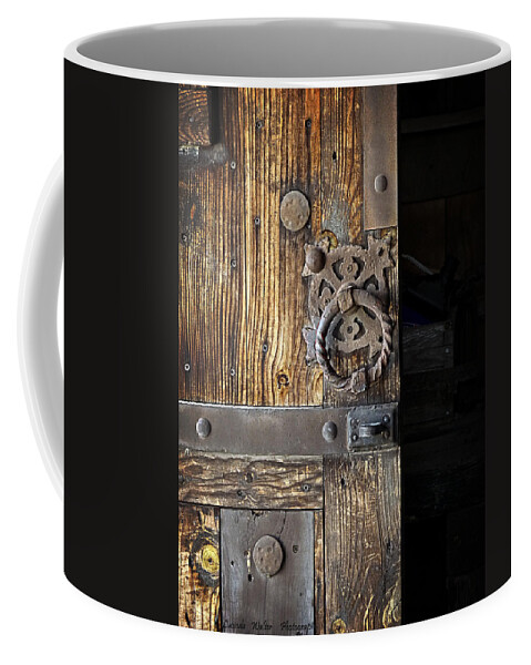 Wood Coffee Mug featuring the photograph Hardware by Lucinda Walter