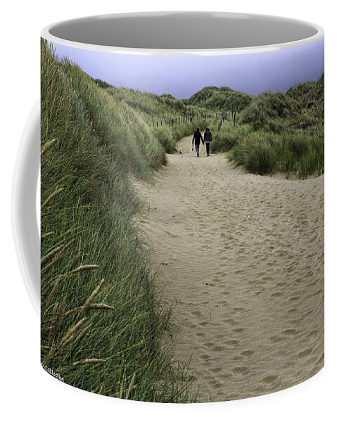 Harlech Coffee Mug featuring the photograph Harlech Dunes by Fran Gallogly