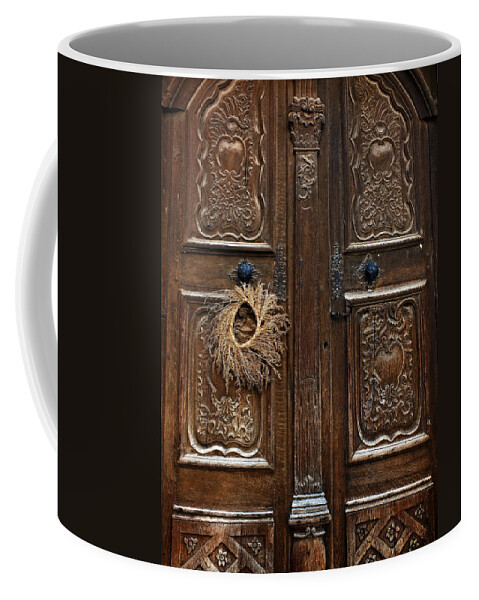 Szentendre Coffee Mug featuring the photograph Harvest Door by Lucinda Walter