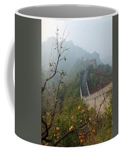 Great Wall Coffee Mug featuring the photograph Harvest Time at The Great Wall of China by Lucinda Walter