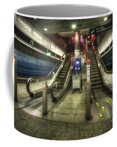 Yhun Suarez Coffee Mug featuring the photograph Hauptbahnhof Underground 2.0 by Yhun Suarez