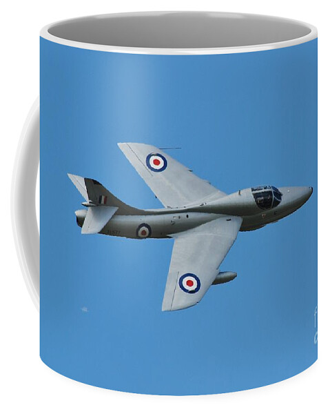 Hawker Coffee Mug featuring the photograph Hawker Hunter XL577 by David Fowler