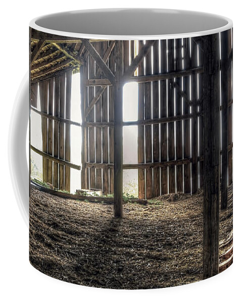 Barn Coffee Mug featuring the photograph Hay Loft 2 by Scott Norris