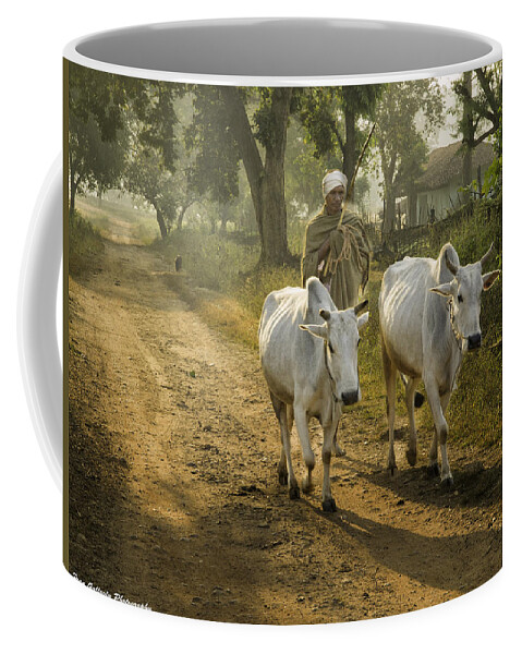 India Coffee Mug featuring the photograph Heading Home by Fran Gallogly