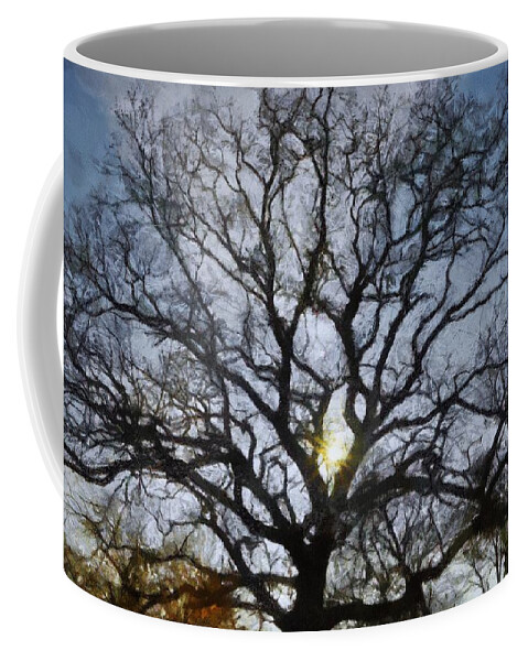 Autumn Coffee Mug featuring the painting Here Comes the Sun by Jeffrey Kolker