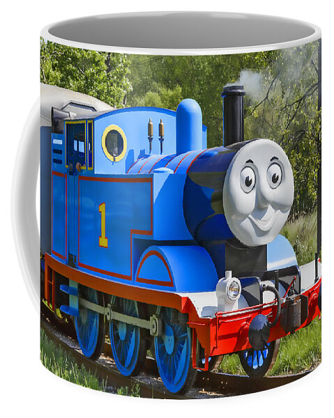 Thomas The Train Coffee Mug featuring the photograph Here Comes Thomas The Train by Dale Kincaid