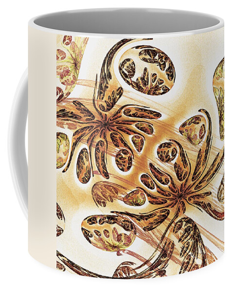 Plant Coffee Mug featuring the digital art Hidden in the Sand by Anastasiya Malakhova