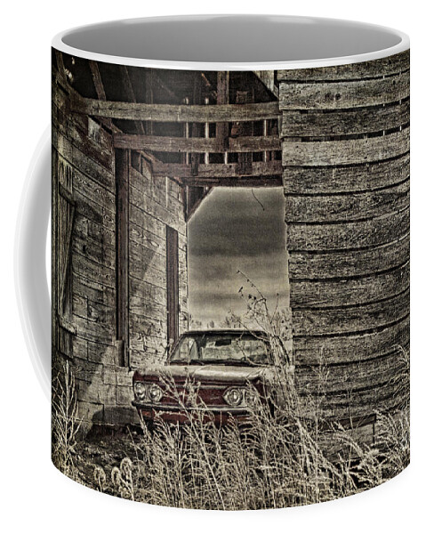 Corvair Coffee Mug featuring the photograph Hiding In Plain Site by Pam Holdsworth