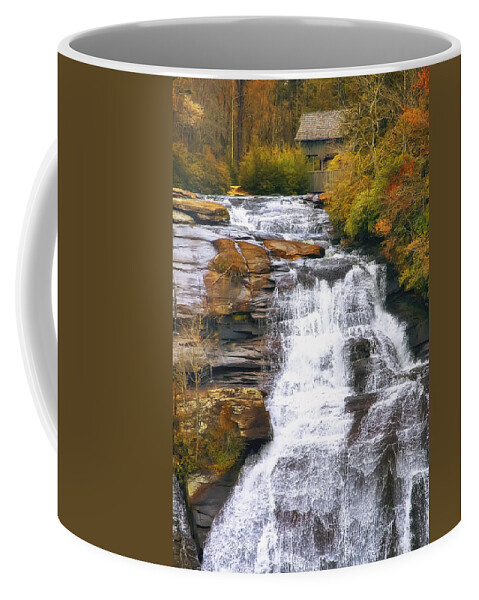 Water Coffee Mug featuring the photograph High Falls by Scott Norris