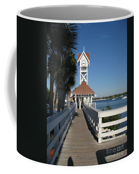 Historic Bridge Street Pier Coffee Mug featuring the photograph Historic Bridge Street Pier by Christiane Schulze Art And Photography