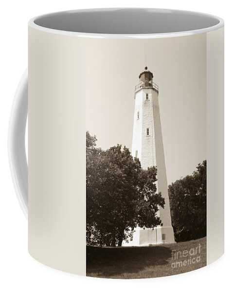 Lighthouses Coffee Mug featuring the photograph Historic Sandy Hook Lighthouse by Anthony Sacco