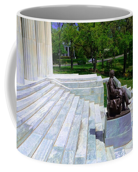 Buffalo Coffee Mug featuring the photograph Historical Museum Building Of Buffalo by Kathleen Struckle