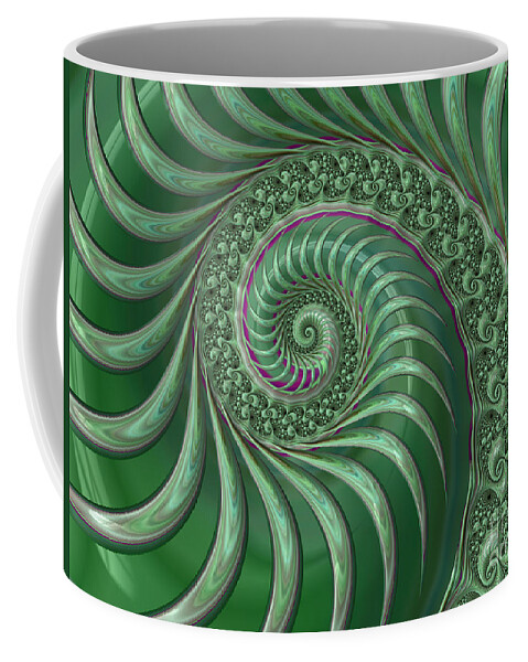 Art Coffee Mug featuring the digital art Hj Pg by Vix Edwards