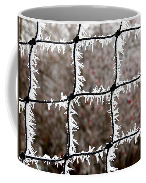 Hoarfrost 7 Coffee Mug featuring the photograph Hoarfrost 7 by Will Borden