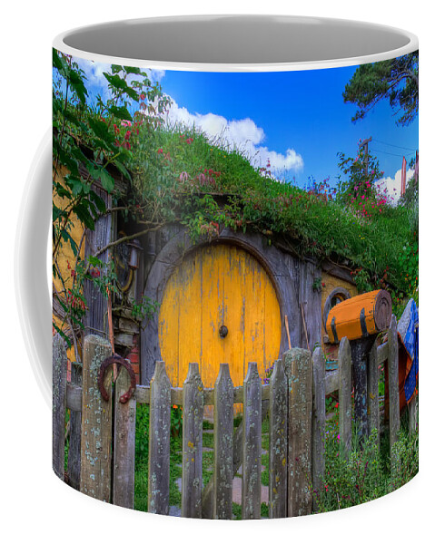 Hobbit Garden Coffee Mug featuring the photograph Hobbit Hole 16 by Sue Karski