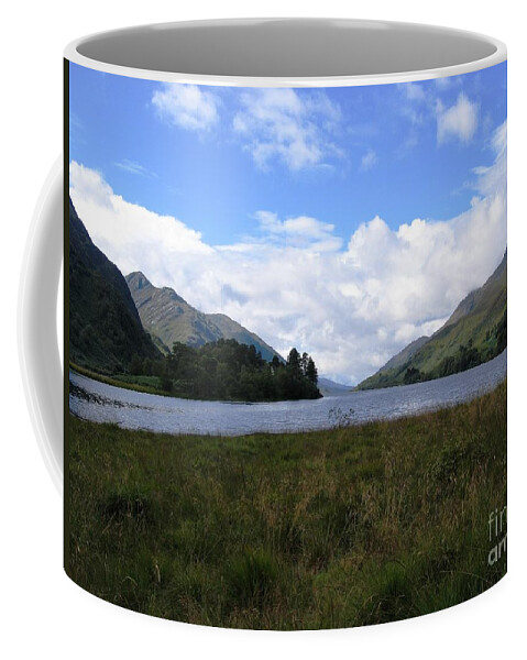 Scottish Highlands Coffee Mug featuring the photograph Hogwarts by Denise Railey