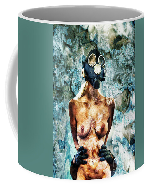 Art Coffee Mug featuring the photograph Hold Me If I M Dying 1 by Stelios Kleanthous