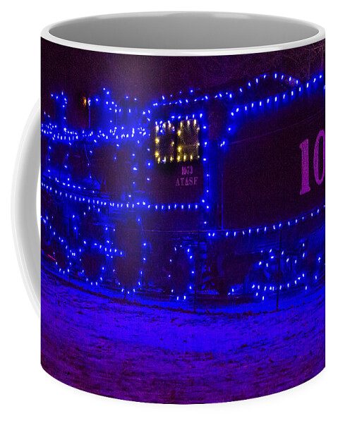 Steven Bateson Coffee Mug featuring the photograph Holiday Express Train by Steven Bateson