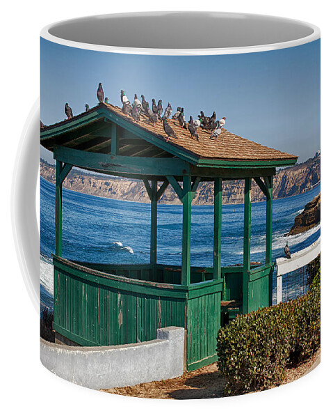 California Coffee Mug featuring the photograph Home by the Sea by Peter Tellone