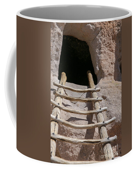 Frijoles Canyon Coffee Mug featuring the photograph Home in Frijoles Canyon by Lynn Sprowl