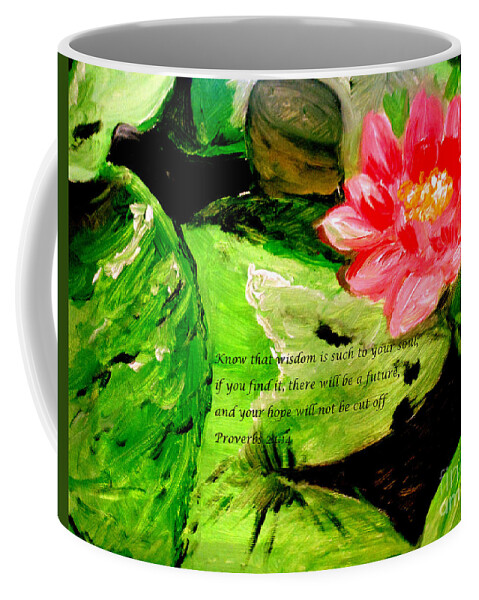 Lily Coffee Mug featuring the painting Hope by Amanda Dinan