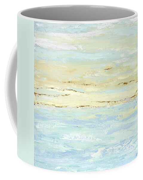 Abstract Coffee Mug featuring the painting Dawn by Tamara Nelson