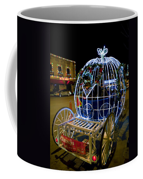 Horse And Carriage Coffee Mug featuring the photograph Horse Drawn Carriage by Sennie Pierson