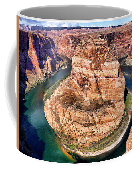 Horseshoe Bend Coffee Mug featuring the photograph Horseshoe Bend in Arizona by Mitchell R Grosky