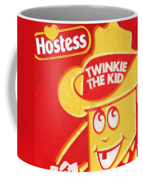 Hostess Coffee Mug featuring the painting Hostess Twinkie The Kid by Tony Rubino