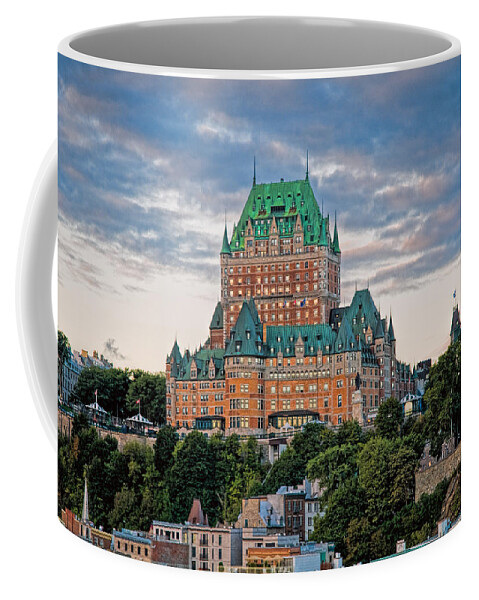 Architecture Coffee Mug featuring the photograph Fairmont Le Chateau Frontenac by Ginger Wakem