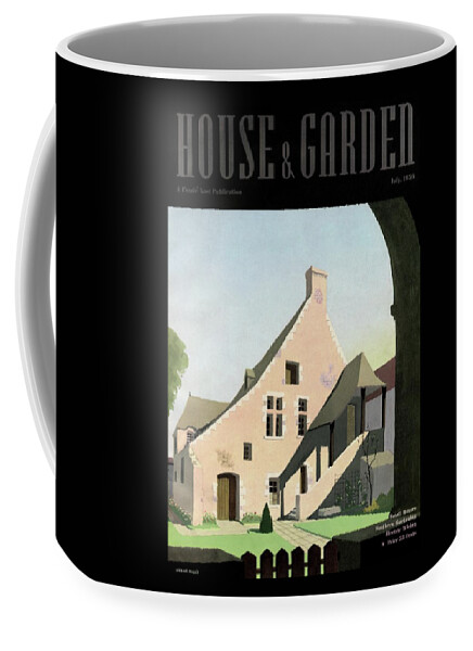 House & Garden Cover Illustration Of An Historic Coffee Mug