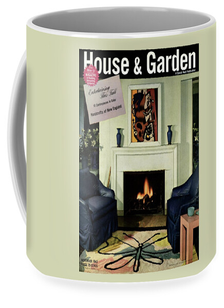 House And Garden Cover Featuring A Living Room Coffee Mug