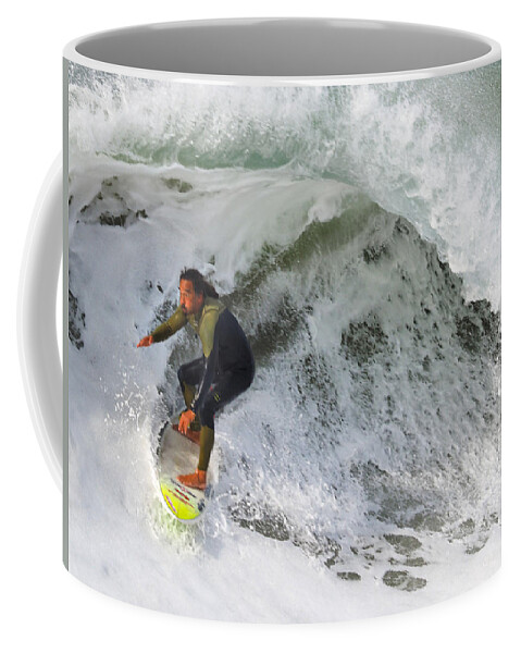 California Coffee Mug featuring the photograph Huntington Beach Fig 01 21 14 by Joe Schofield