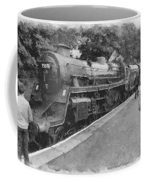 Haworth Coffee Mug featuring the photograph Hurry Hurry by Mick Flynn