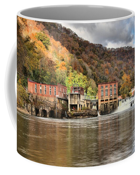 Glen Ferris Coffee Mug featuring the photograph Hydroelectric Plant At Glen Ferris by Adam Jewell