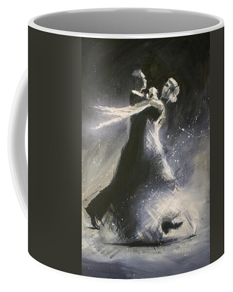 Dance Coffee Mug featuring the painting I could have danced all night by Melissa Herrin
