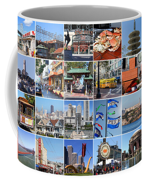 San Francisco Coffee Mug featuring the photograph I Left My Heart In San Francisco 20150103 horizontal by Wingsdomain Art and Photography